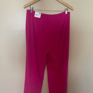 Hot pink wide legged dress pants! Express